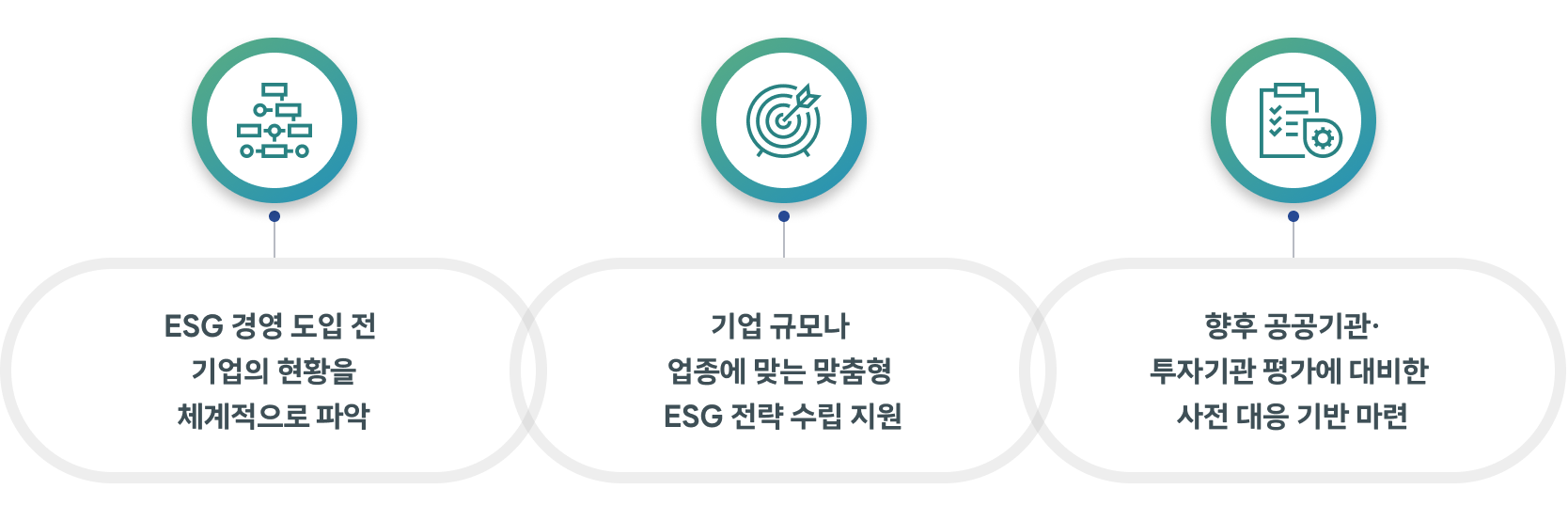 ESG 사전진단 주요 목적 이미지